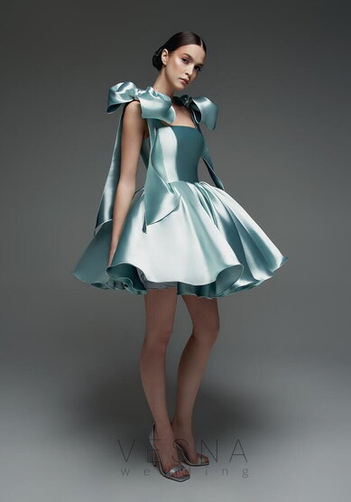 Вечернее платье Ника Минт-V70720 - Свадебный салон Vesna (Москва)