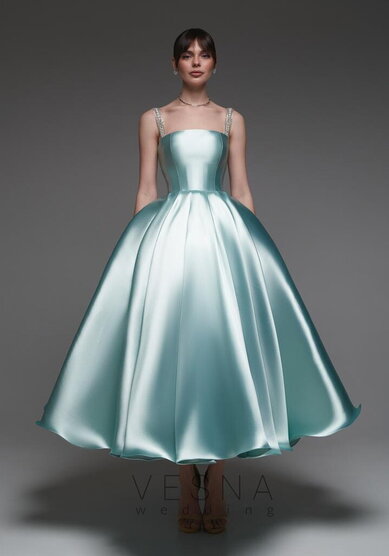 Вечернее платье Теона Миди Тиффани-V70722 - Свадебный салон Vesna (Москва)