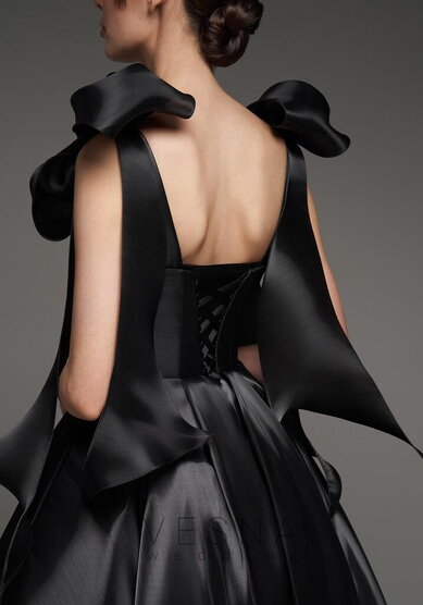 Вечернее платье Келли Блэк-V70724 - Свадебный салон Vesna (Москва)