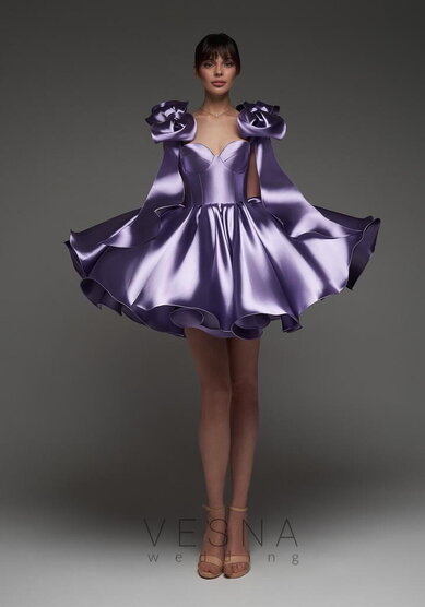 Вечернее платье Принцесс Лаванда-V70727 - Свадебный салон Vesna (Москва)