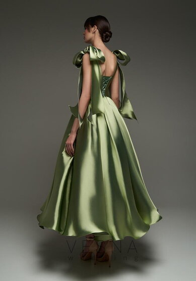 Вечернее платье Келли Грин-V70731 - Свадебный салон Vesna (Москва)