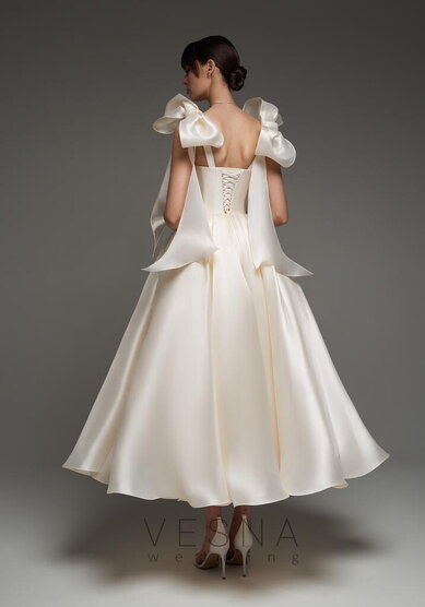 Вечернее платье Келли Крем-V70736 - Свадебный салон Vesna (Москва)