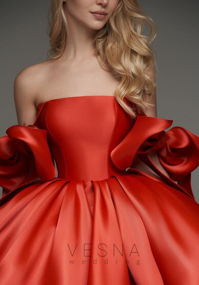 Вечернее платье Ника Руж-V70769 - Свадебный салон Vesna (Москва)