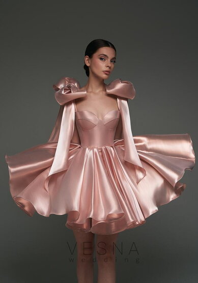 Вечернее платье Принцесс Пинк Перл-V70783 - Свадебный салон Vesna (Москва)