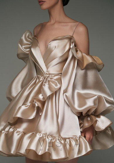 Вечернее платье Вейлан Нюд-V70784 - Свадебный салон Vesna (Москва)