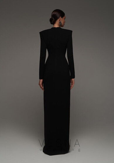 Вечернее платье Сигурни Блэк-V70787 - Свадебный салон Vesna (Москва)