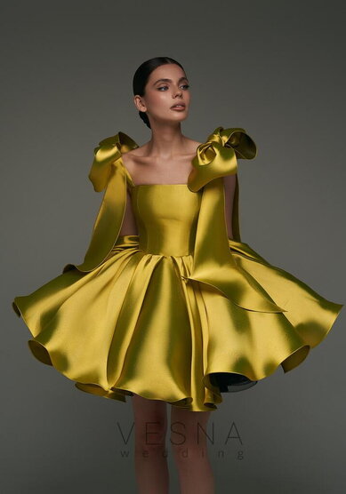 Вечернее платье Ника Голд-V70789 - Свадебный салон Vesna (Москва)