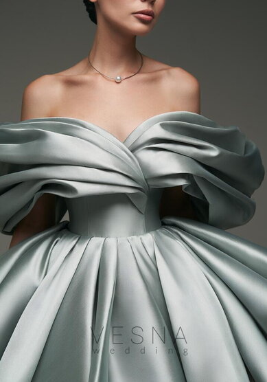 Вечернее платье Рафаэлла Минт-V70791 - Свадебный салон Vesna (Москва)