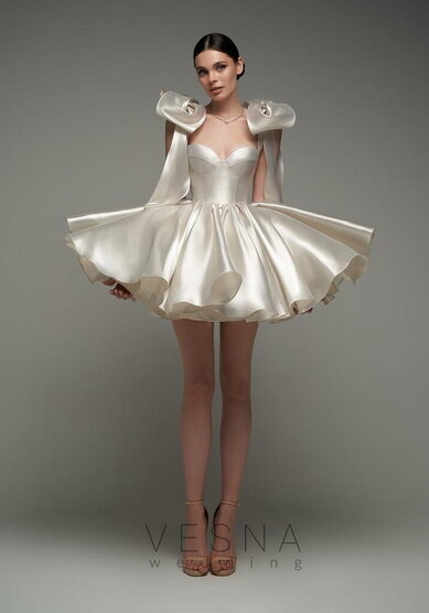 Вечернее платье Принцесс Сильвер Перл-V70794 - Свадебный салон Vesna (Москва)