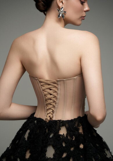 Вечернее платье Прим Блэк-V70798 - Свадебный салон Vesna (Москва)