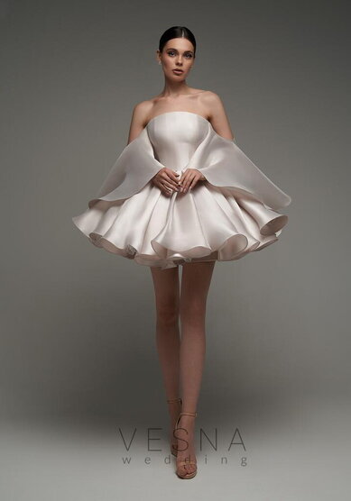 Вечернее платье Эйприл Лайт Пинк-V70801 - Свадебный салон Vesna (Москва)