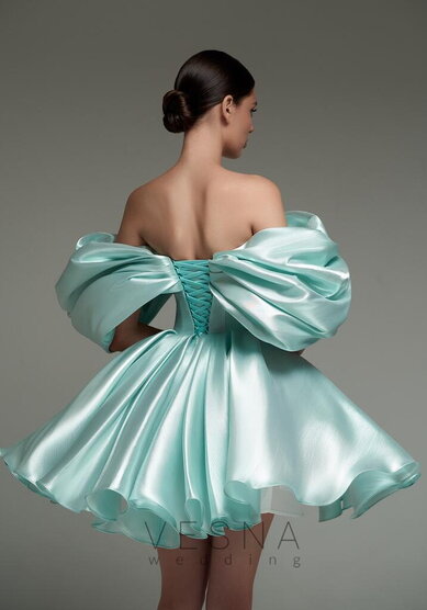 Вечернее платье Рафаэлла Блю Перл-V70804 - Свадебный салон Vesna (Москва)