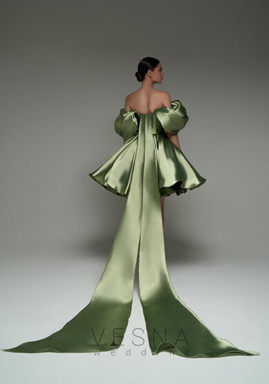 Вечернее платье Молли Грин-V70807 - Свадебный салон Vesna (Москва)