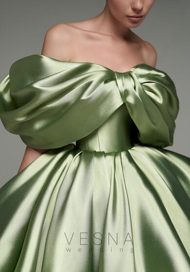 Вечернее платье Молли Грин-V70807 - Свадебный салон Vesna (Москва)