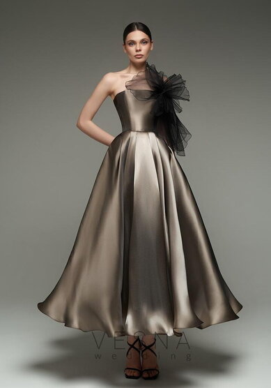 Вечернее платье Грейс Флер Мокко-V70809 - Свадебный салон Vesna (Москва)