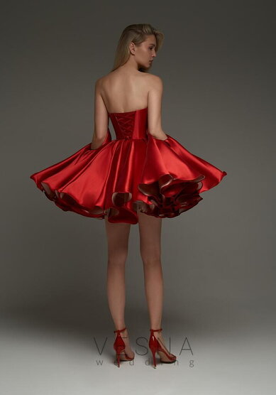 Вечернее платье Тильда Руж-V70825 - Свадебный салон Vesna (Москва)