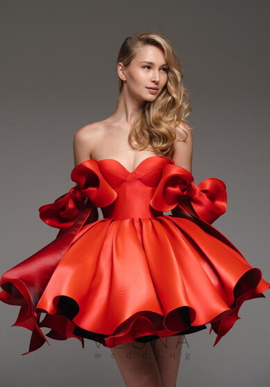 Вечернее платье Принцесс Руж-V70832 - Свадебный салон Vesna (Москва)