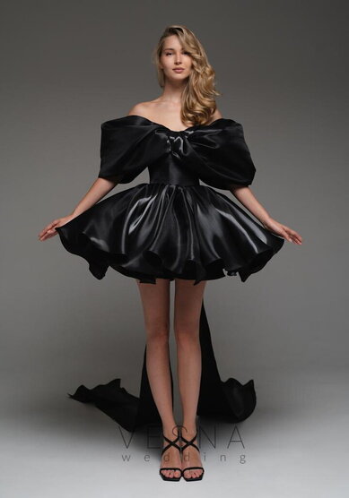 Вечернее платье Молли Нуар-V70835 - Свадебный салон Vesna (Москва)