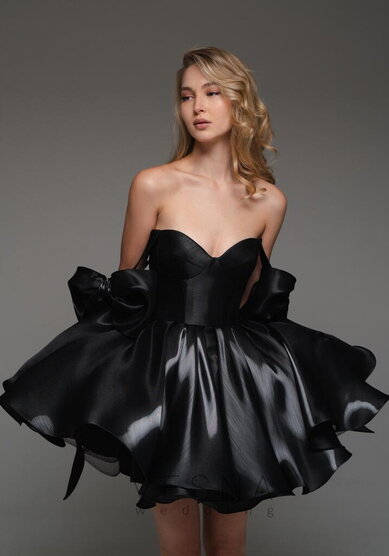 Вечернее платье Принцесс Блэк-V70836 - Свадебный салон Vesna (Москва)