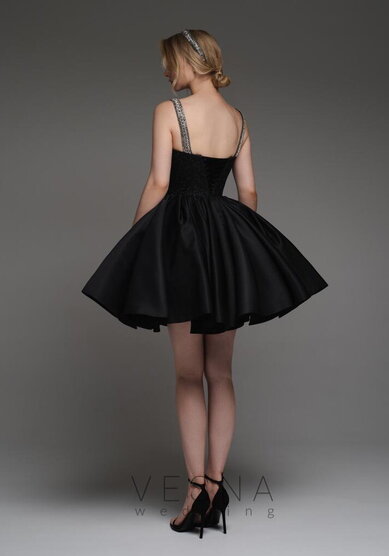 Вечернее платье Аура Нуар Мини-V70839 - Свадебный салон Vesna (Москва)