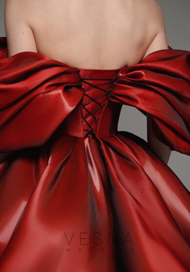 Вечернее платье Рафаэлла Бордо-V70845 - Свадебный салон Vesna (Москва)