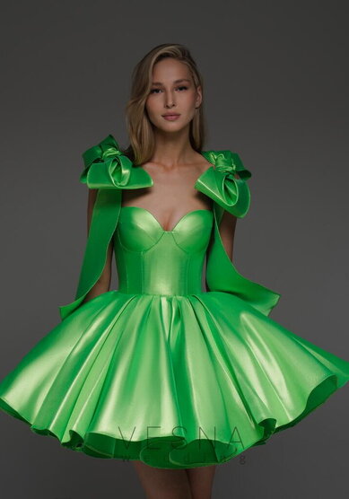 Вечернее платье Принцесс Лайм-V70847 - Свадебный салон Vesna (Москва)