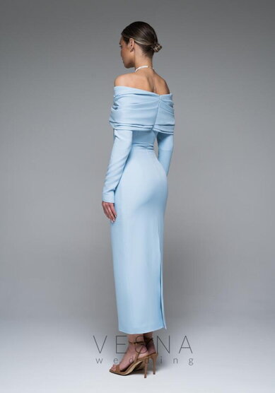 Вечернее платье Селеста Скай-V70858 - Свадебный салон Vesna (Москва)