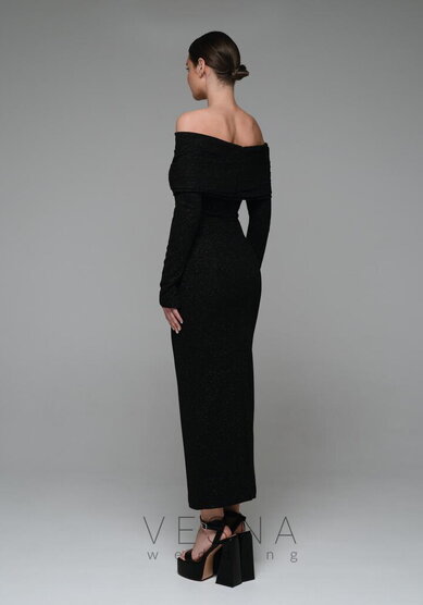 Вечернее платье Селеста Нуар-V70862 - Свадебный салон Vesna (Москва)