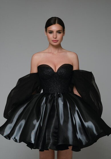 Вечернее платье Стейси Нуар-V70863 - Свадебный салон Vesna (Москва)