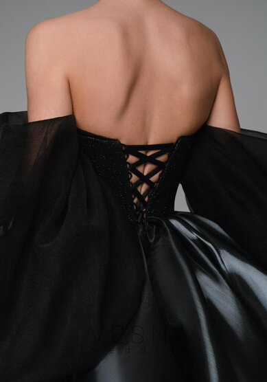 Вечернее платье Стейси Нуар-V70863 - Свадебный салон Vesna (Москва)