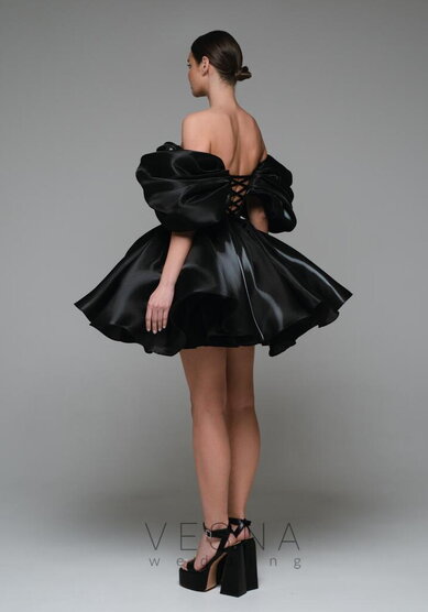 Вечернее платье Рафаэлла Блэк-V70864 - Свадебный салон Vesna (Москва)