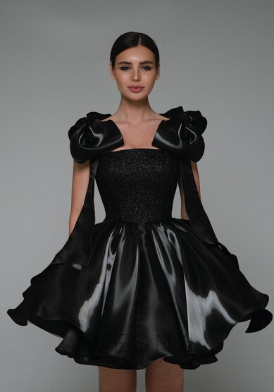 Вечернее платье Ника Нуар-V70867 - Свадебный салон Vesna (Москва)