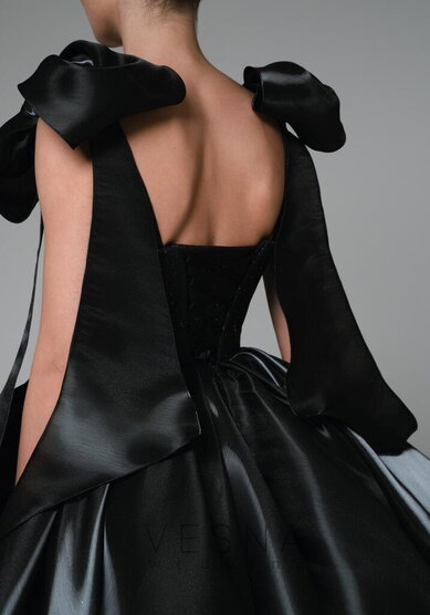 Вечернее платье Ника Нуар-V70867 - Свадебный салон Vesna (Москва)