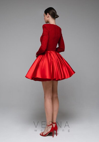 Вечернее платье Прудэнс Руж-V70869 - Свадебный салон Vesna (Москва)