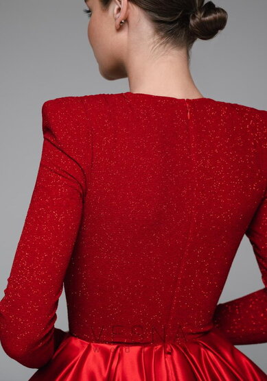 Вечернее платье Прудэнс Руж-V70869 - Свадебный салон Vesna (Москва)