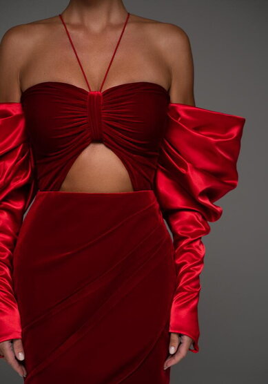 Вечернее платье Спейси Рэд-V70872 - Свадебный салон Vesna (Москва)