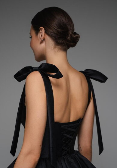 Вечернее платье Полини Нуар-V70875 - Свадебный салон Vesna (Москва)