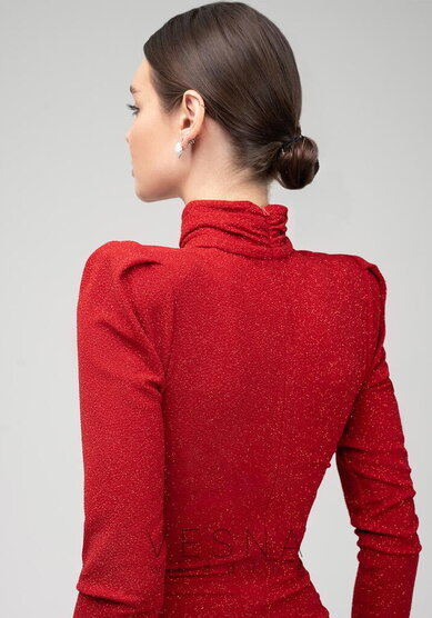 Вечернее платье Рейчел Руж-V70877 - Свадебный салон Vesna (Москва)