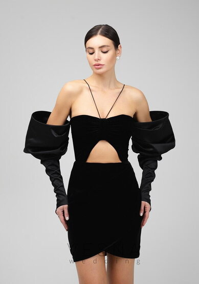 Вечернее платье Спейси Блэк-V70878 - Свадебный салон Vesna (Москва)