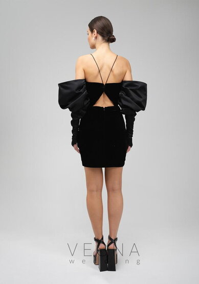 Вечернее платье Спейси Блэк-V70878 - Свадебный салон Vesna (Москва)