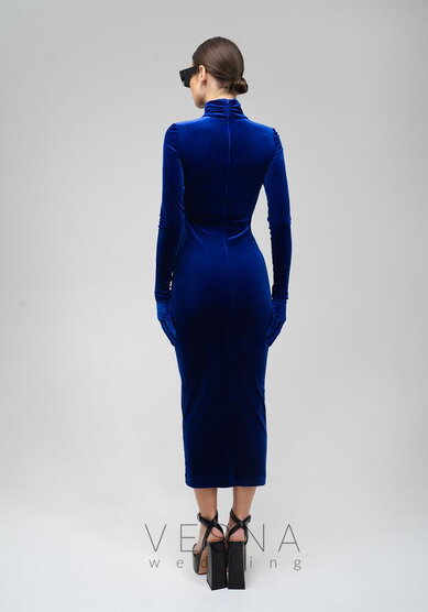 Вечернее платье Ким Сапфир-V70881 - Свадебный салон Vesna (Москва)