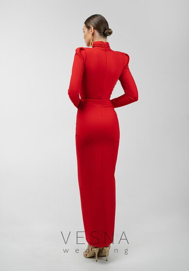 Вечернее платье Рейчел Рэд-V70886 - Свадебный салон Vesna (Москва)