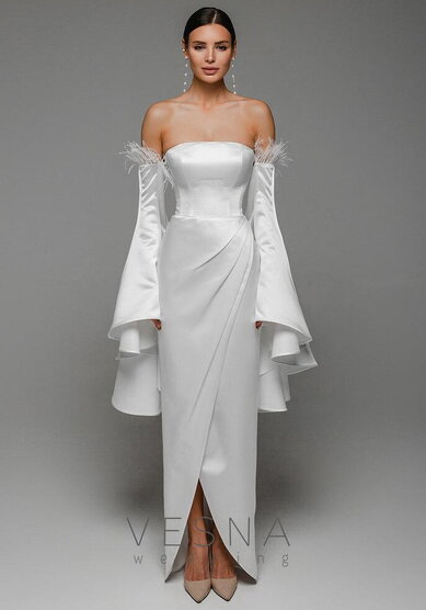 Свадебное платье Мармара Люкс-V70908 - Свадебный салон Vesna (Москва)