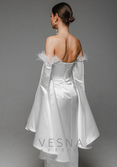 Свадебное платье Мармара Люкс-V70908 - Свадебный салон Vesna (Москва)