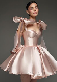 Вечернее платье Принцесс Силк Пинк-V70698