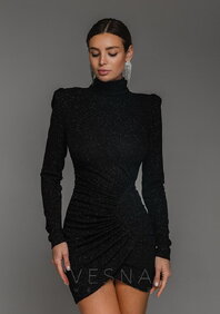 Вечернее платье Рейчел Мини Нуар-V70889