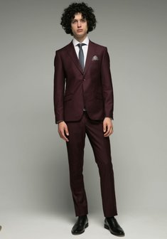 Арт. LEONARD бордовый-P3655