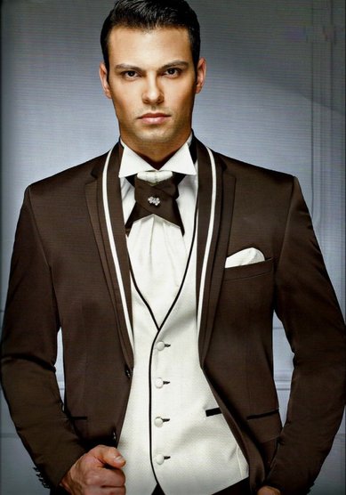 Свадебный мужской костюм 4DM583S no15-Л2012 - Салон мужских костюмов ЛЕОН