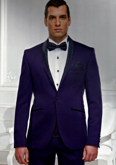 Свадебный мужской костюм 4DM2052S no6-Л2019 - Салон мужских костюмов ЛЕОН