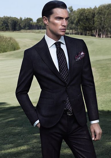 Свадебный мужской костюм 9008-B2358 - Магазин мужской одежды BAGOZZA